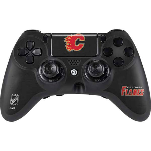 NHL Calgary Flames Distressed PlayStation PS4 Skins