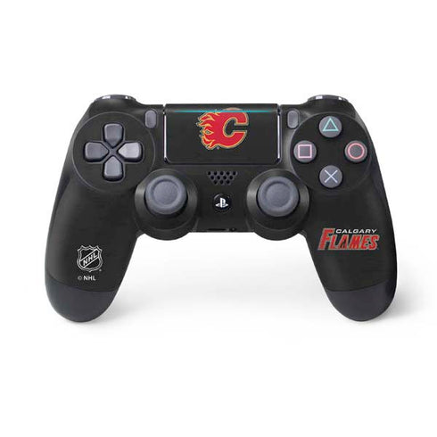 NHL Calgary Flames Distressed PlayStation PS4 Skins