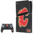 NHL Calgary Flames Distressed PlayStation PS5 Skins