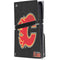 NHL Calgary Flames Distressed PS5 Pro Disk Console Skin