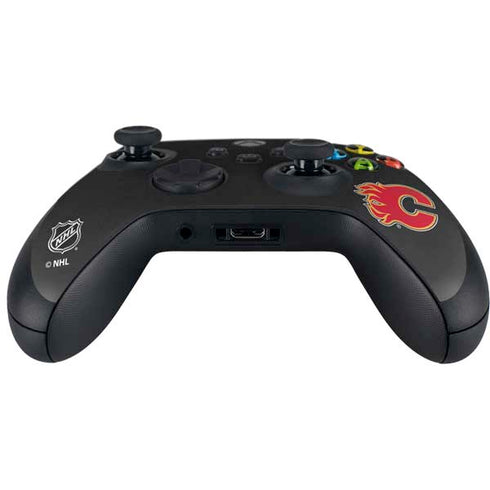 NHL Calgary Flames Distressed Xbox Series X Controller Skin