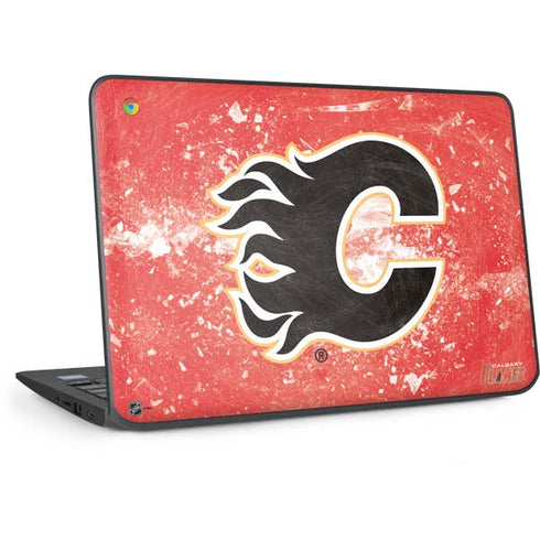 NHL Calgary Flames Frozen HP Chromebook Skin