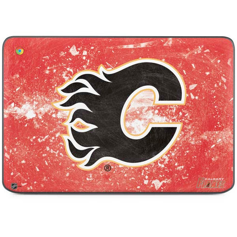 NHL Calgary Flames Frozen HP Chromebook Skin