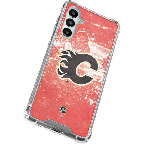NHL Calgary Flames Frozen Galaxy A16 5G Clear Case