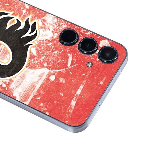 NHL Calgary Flames Frozen Galaxy A35 5G Skin