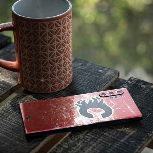 NHL Calgary Flames Frozen Galaxy Note 10 Plus Skin