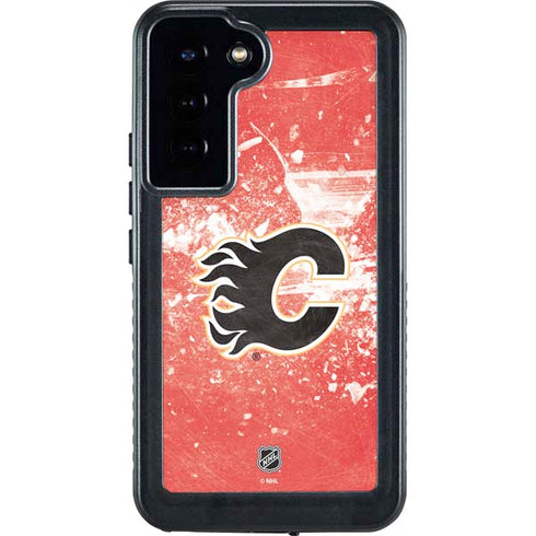 NHL Calgary Flames Frozen Galaxy S24 Plus Waterproof Case