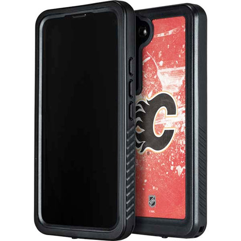 NHL Calgary Flames Frozen Galaxy S24 Plus Waterproof Case