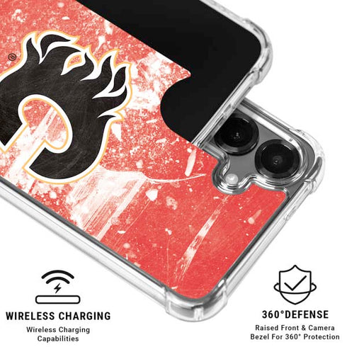 NHL Calgary Flames Frozen Galaxy S26 Clear Case
