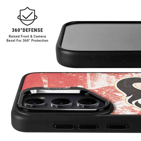 NHL Calgary Flames Frozen Galaxy S26 Kickstand Case