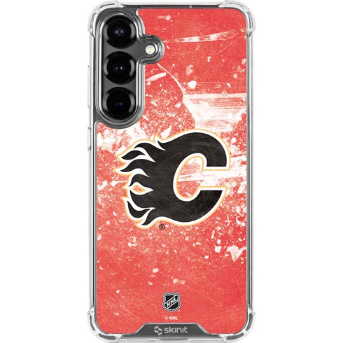 NHL Calgary Flames Frozen Galaxy S26 Plus Clear Case
