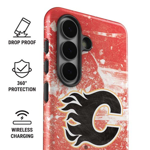 NHL Calgary Flames Frozen Galaxy S26 Plus Impact Case