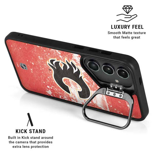 NHL Calgary Flames Frozen Galaxy S26 Ultra Kickstand Case