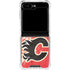 NHL Calgary Flames Frozen Galaxy Z Flip6 Clear Case
