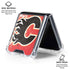 NHL Calgary Flames Frozen Galaxy Z Flip6 Clear Case