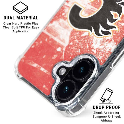 NHL Calgary Flames Frozen iPhone 16 MagSafe Case