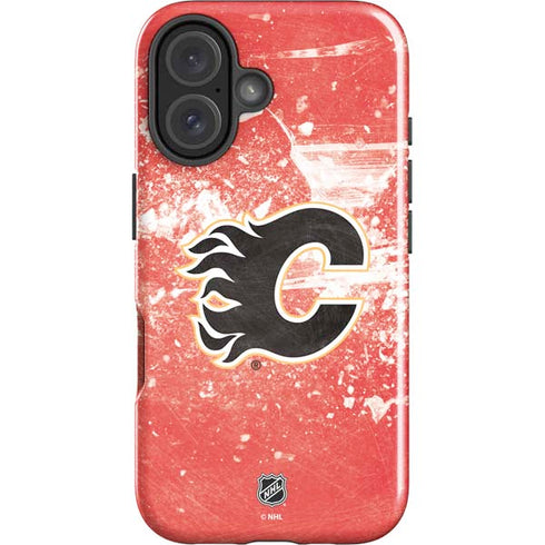 NHL Calgary Flames Frozen iPhone 16 Plus Impact Case