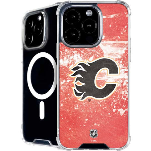 NHL Calgary Flames Frozen iPhone 16 Pro Max MagSafe Case