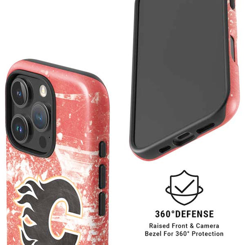 NHL Calgary Flames Frozen iPhone 16 Pro Max Magsafe Impact Case