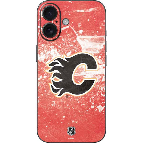 NHL Calgary Flames Frozen iPhone 16 Skin