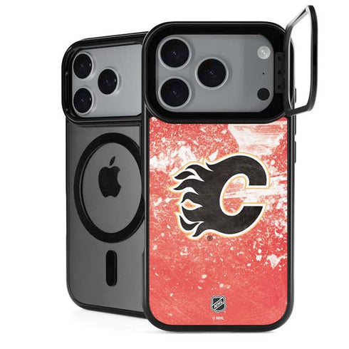 NHL Calgary Flames Frozen iPhone 18 Pro Kickstand Case