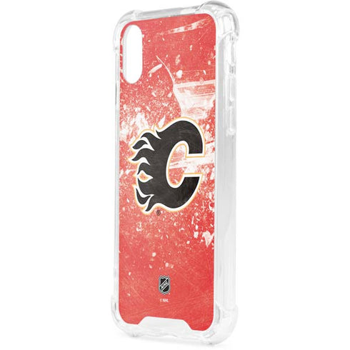 NHL Calgary Flames Frozen iPhone XS Clear Case