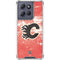 NHL Calgary Flames Frozen Moto G 5G (2025) Clear Case