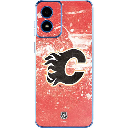 NHL Calgary Flames Frozen Moto G Play 4G (2024) Skin