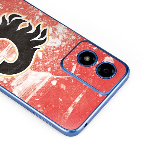 NHL Calgary Flames Frozen Moto G Play 4G (2024) Skin