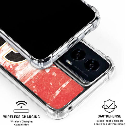 NHL Calgary Flames Frozen Moto G Power 5G (2024) Clear Case