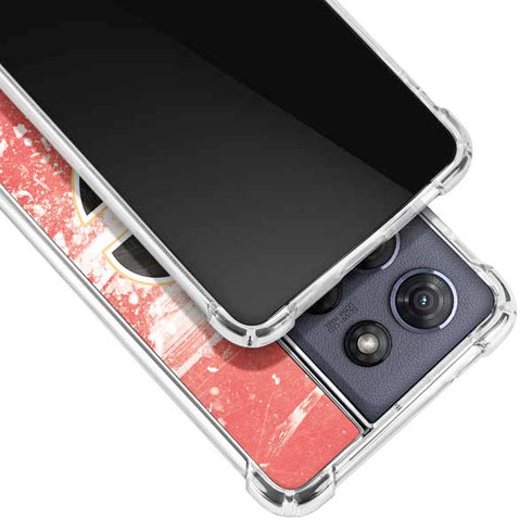 NHL Calgary Flames Frozen Moto G Stylus 5G (2025) Clear Case