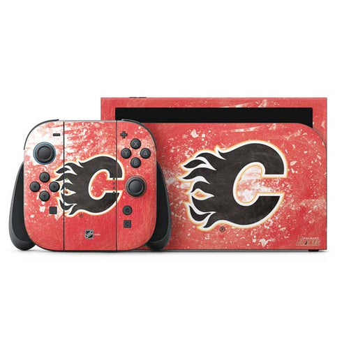 NHL Calgary Flames Frozen Nintendo Skins