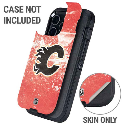 NHL Calgary Flames Frozen Otterbox Defender iPhone Skin