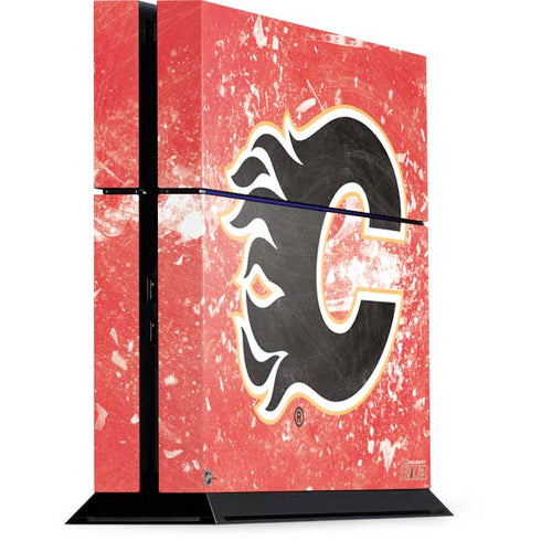 NHL Calgary Flames Frozen PlayStation PS4 Skins