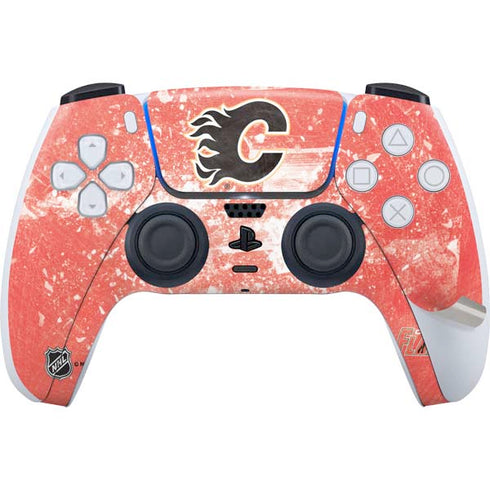 NHL Calgary Flames Frozen PS5 Pro Bundle Skin