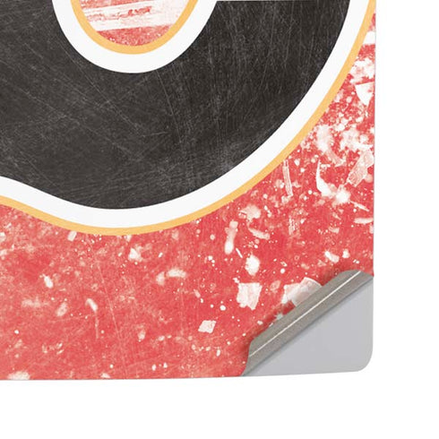 NHL Calgary Flames Frozen PS5 Pro Disk Console Skin