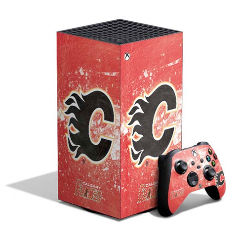 NHL Calgary Flames Frozen XBox Series X Digital Edition Bundle Skin