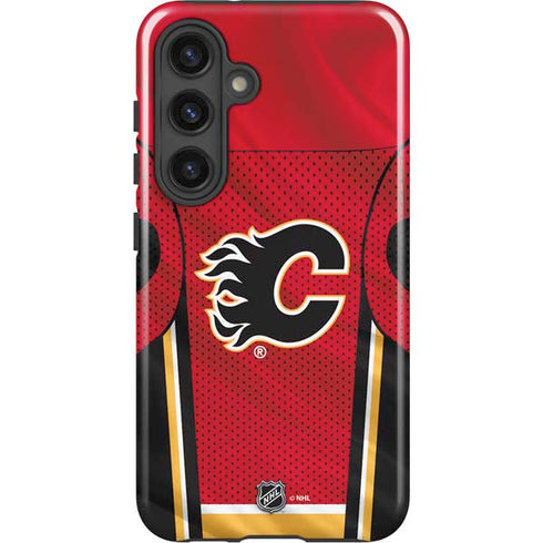 NHL Calgary Flames Home Jersey Galaxy S25 Impact Case