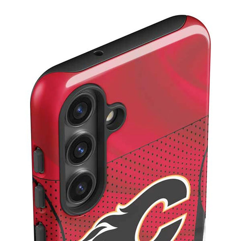 NHL Calgary Flames Home Jersey Galaxy S25 Impact Case
