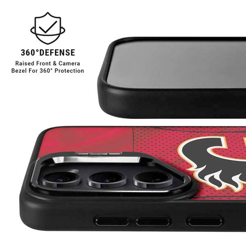 NHL Calgary Flames Home Jersey Galaxy S24 Kickstand Case