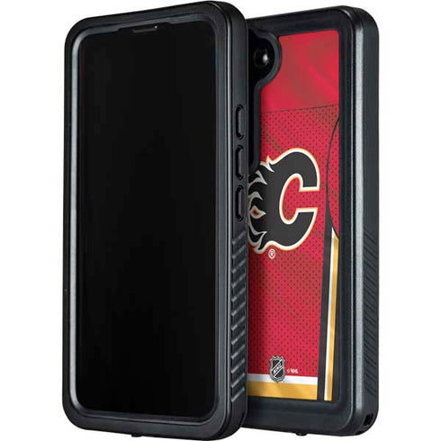 NHL Calgary Flames Home Jersey Galaxy S24 Plus Waterproof Case