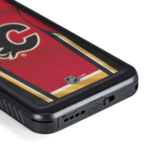 NHL Calgary Flames Home Jersey Galaxy S24 Plus Waterproof Case