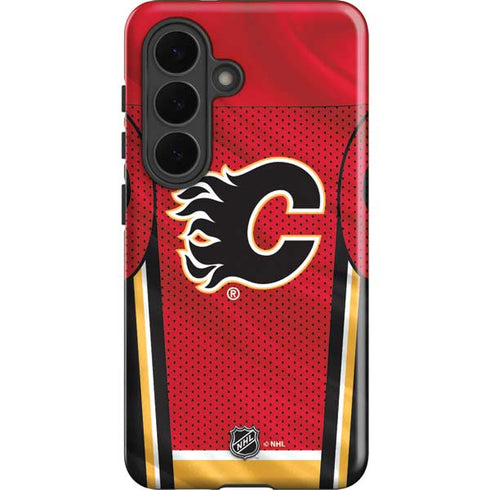 NHL Calgary Flames Home Jersey Galaxy S26 Plus Impact Case