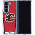 NHL Calgary Flames Home Jersey Galaxy Z Fold5 5G Clear Case