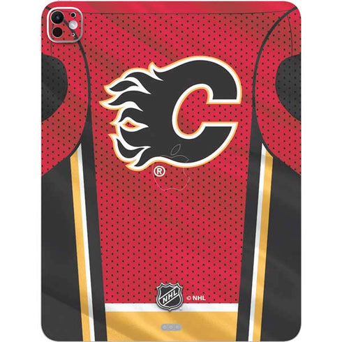 NHL Calgary Flames Home Jersey iPad Pro 13in M4 (2024) Skin
