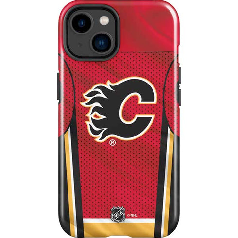 NHL Calgary Flames Home Jersey iPhone 15 Impact Case