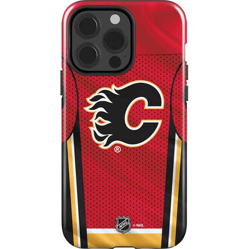 NHL Calgary Flames Home Jersey iPhone 15 Pro Impact Case