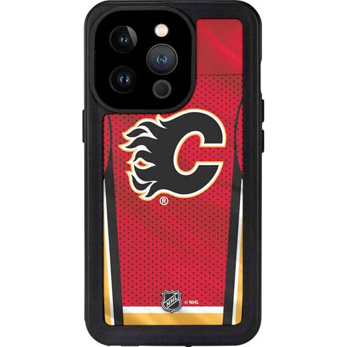 NHL Calgary Flames Home Jersey iPhone 15 Pro Waterproof Case