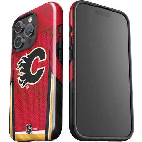NHL Calgary Flames Home Jersey iPhone 16 Pro Impact Case