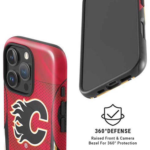 NHL Calgary Flames Home Jersey iPhone 16 Pro Max Magsafe Impact Case